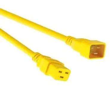 Mercodan C20-C19 žlutá / Napájecí kabel