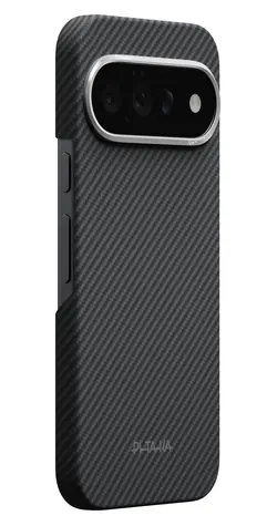 Pitaka Edge Case černá/šedá Twill / Kryt / Google Pixel 11 / MagSafe / Aramidové vlákno