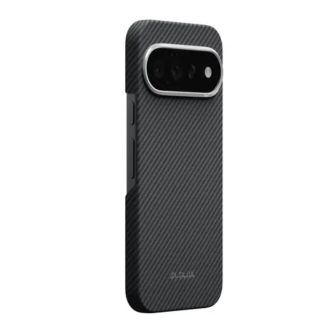 Pitaka Edge Case Black/Grey Twill / Ochranný kryt / Google Pixel 11 Pro / Aramidové vlákno / MagSafe