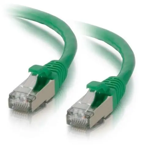 Mercodan Cat6a S/FTP 3m zelená / Patch kabel / RJ-45 / LSZH
