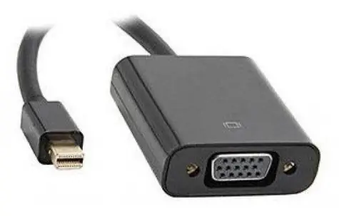 Mercodan adaptér Mini DisplayPort - VGA černá / Adaptér