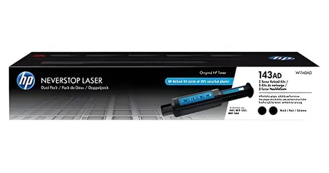 HP 143AD černá / Dosypávací toner Neverstop / 2-Pack