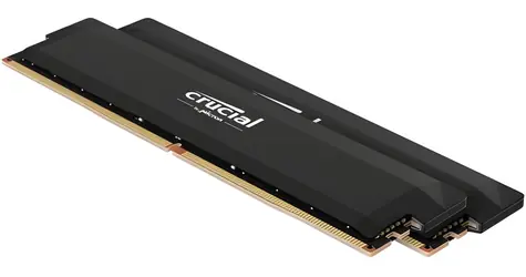Crucial Pro OC 64GB (2x32GB) DDR5 6400MHz / Operační paměť / UDIMM / CL40 / XMP 3.0
