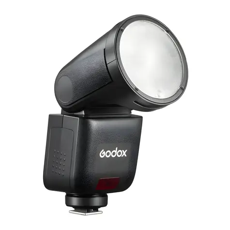 Godox V1 mid Canon / Blesk s kruhovou hlavou / TTL / HSS / Li-ion baterie / Godox X 2,4 GHz