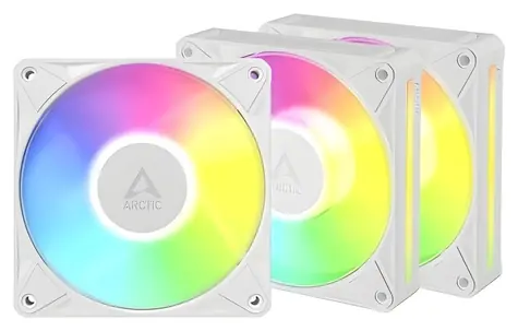 ARCTIC BioniX P12 A-RGB bílá 3 ks / Ventilátor / 120 mm / A-RGB / Daisy-chain