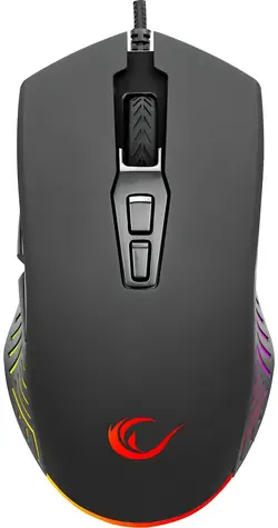 Rampage Spear V2 černá / Herní optická myš / 12800 DPI / RGB / drátová / 1000 Hz