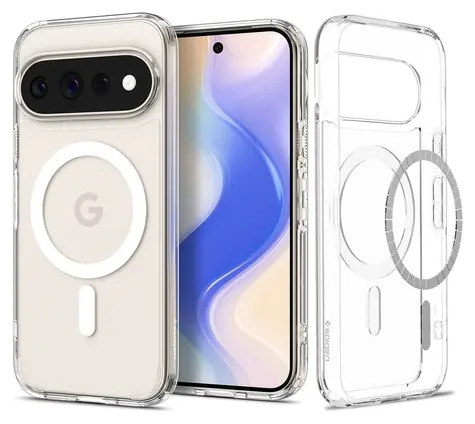 Spigen Ultra Hybrid MagSafe clear white / Ochranný kryt / Google Pixel 11 Pro / TPU+PC