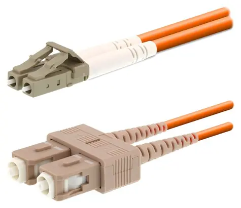 XtendLan FO patch LC-SC 10m / Optický patch kabel / 62,5/125 duplex / LS0H