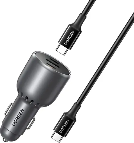 Ugreen EC705 / Nabíječka do auta / 1x USB-A / 2x USB-C / 3 A