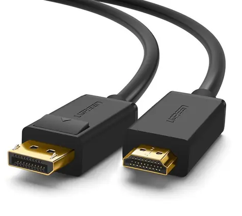 Ugreen DP101 černá / Kabel DisplayPort - HDMI / 1 m / 30 Hz