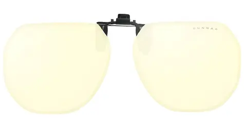 GUNNAR CLIP-ON MOFFET ONYX jantarová skla / Herní a kancelářské brýle / BLF 65 / NATURAL focus