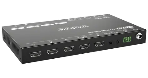 VivoLink HDMI přepínač 4x1 / Přepínač HDMI / 4x HDMI vstup / 1x HDMI výstup / 8K 60Hz
