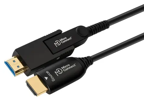 MicroConnect Premium Optic Fiber HDMI A-D 40 m černá / Kabel HDMI / 4K 60Hz / M-M