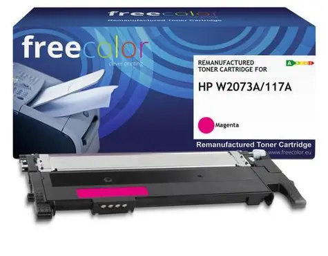 Freecolor W2073A fialová / Toner / alternativa k HP 117A / Color Laser 150, MFP 178/179 / 700 stran