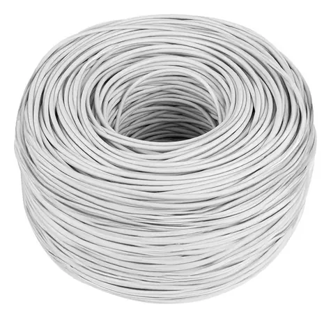 Lanberg UTP kabel Cat5e 305m drát CU LSZH šedá / Síťový kabel / 100 MHz / AWG24 / Fluke Passed