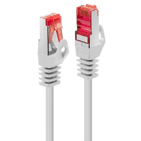 Lindy Basic bílá / Patch kabel / Cat6 / S/FTP / 0,3 m / RJ-45