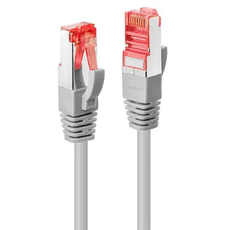 Lindy Cat6 S/FTP 1 m šedá / Patch kabel / RJ-45 / 250 MHz
