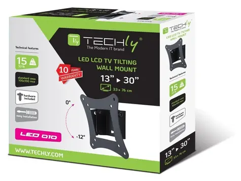 Techly ICA-LCD-900 černá / Nástěnný držák pro TV / 13-30