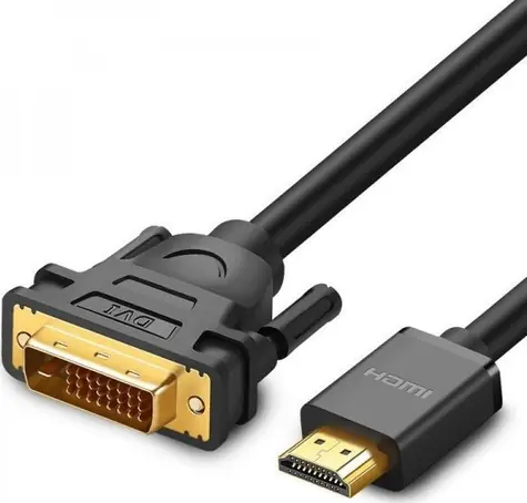 Ugreen Kabel HDMI - DVI-D 3m černá / Video kabel / HDMI (M) - DVI-D (M)
