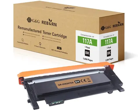 G&G Reborn W2070A (HP 117A) černá / Toner / kompatibilní / 1000 stran / HP Color Laser 150/178nwg/179fwg