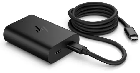 HP 65W GaN USB-C Laptop Charger / Napájecí adaptér / USB-C / 65 W / GaN / 2× USB-C