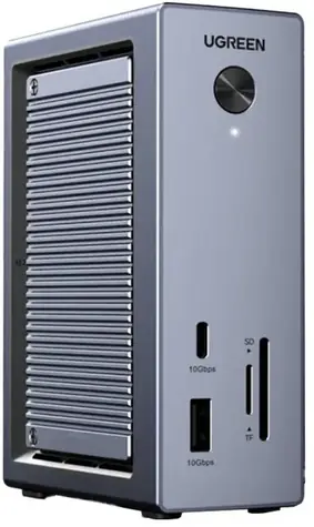 Ugreen CM923 / Dokovací stanice / HDMI / RJ45 / 3x USB-A / USB-C / SD/TF / M.2 slot