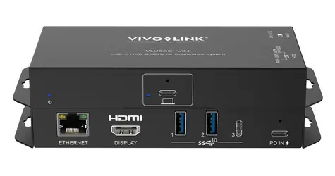 VivoLink USB-C hub s HDMI výstupem / Adaptér / HDMI 4K 60Hz / USB-C / Kov