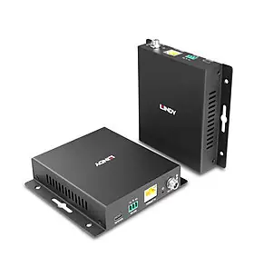 Lindy USB-C Cat.6A extender 100 m černá / Extender / 4K60 / USB Type-C