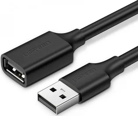 Ugreen USB-A - USB-A 0.5 m černá / Kabel / 0,48 Gbit/s
