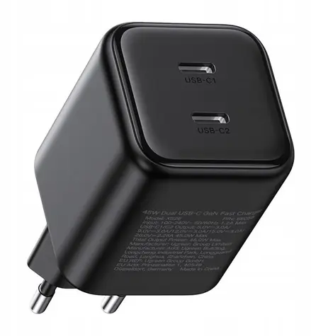 Ugreen X526 / Nabíječka / 2x USB-C / 3 A