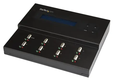 StarTech USB duplikátor a eraser disků černá / Duplikátor disku / LCD displej / USB 2.0