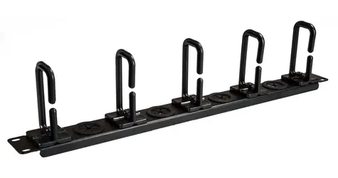 StarTech 1U panel pro správu kabelů černá / Panel pro správu kabelů / pro 19