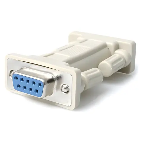 StarTech sériový null modem adaptér bílá / Adaptér / DB-9 - DB-9 / RS-232