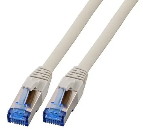 EFB Cat6a S/FTP superflex šedá / Patch kabel / RJ45-RJ45 / 0,25 m / 10 Gbit/s