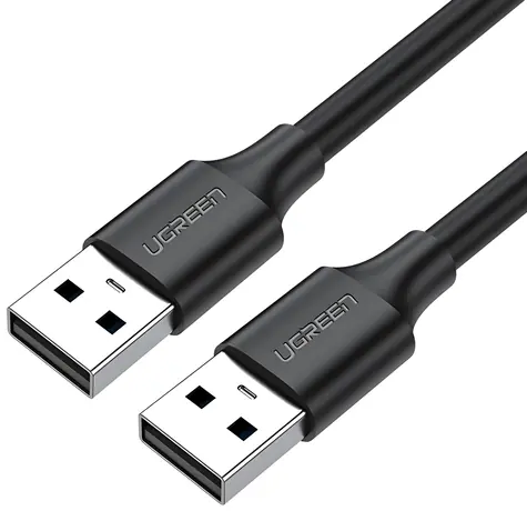 Ugreen Kabel USB-A - USB-A černá / Kabel / 1 m / 0,48 Gbit/s
