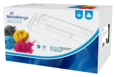 MediaRange Toner kompatibilní s Canon 724H černá s čipem / Toner / 12.500 stran