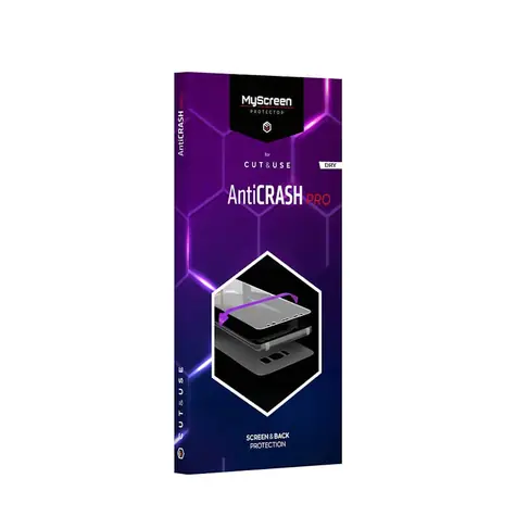 MyScreen antiCRASH PRO / Ochranná fólie / pro telefony do 7