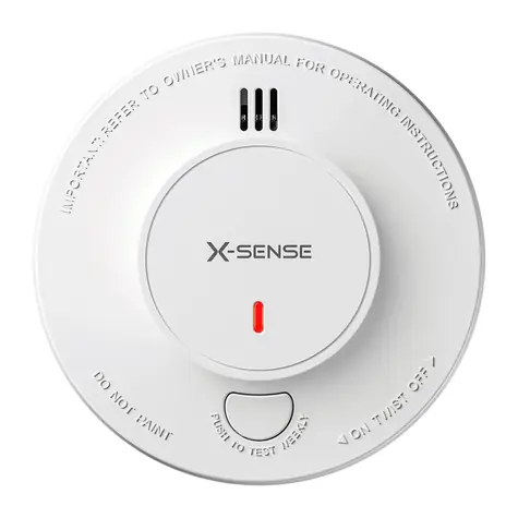 X-Sense SD19 / Detektor kouře / fotoelektrický senzor / baterie CR123A / 85 dB