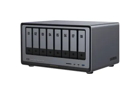 Ugreen NASync DXP8800 Plus / Intel Core i5-1235U / 8GB RAM DDR5 / 8x SATA / 2x M.2 / 10GbE / HDMI
