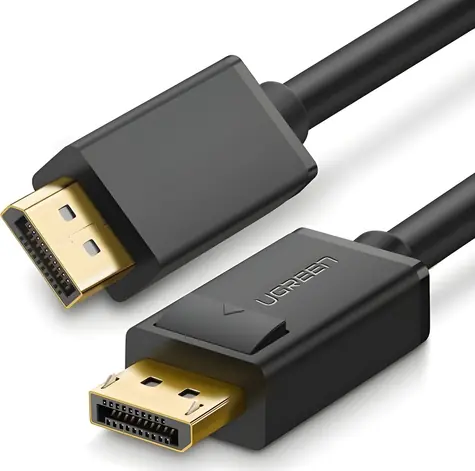 Ugreen UGR412BLK černá / Kabel / DisplayPort - DisplayPort / 4K 60Hz / 1 m