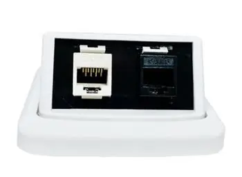 ABB Tango bílá / Dvojzásuvka / 2xRJ45 / Cat6 / UTP
