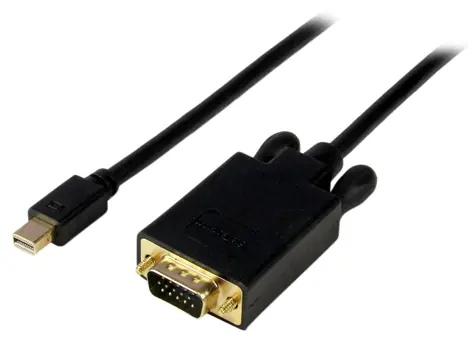 StarTech Mini DisplayPort na VGA kabel černá / Kabel / 1920 x 1200 px / 1,83 m