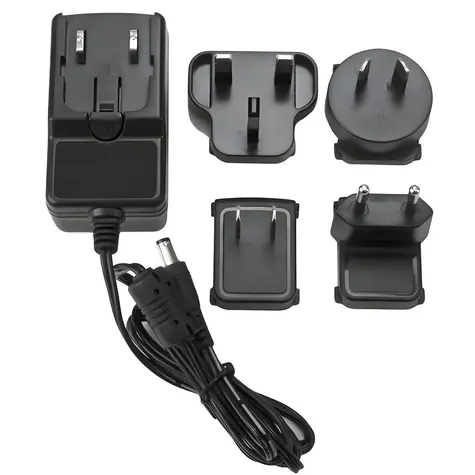 StarTech napájecí adaptér 12V/2A EU/UK/AU černá / Napájecí adaptér / 24 W / 100-240 V / Výměnné konektory EU/UK/AU