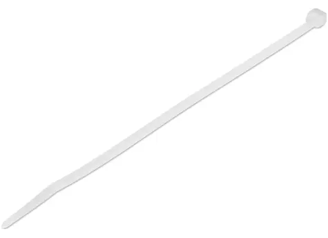 StarTech stahovací pásky 200 mm bílé / Stahovací pásky / Nylon / 1000 ks / -40 až 85 °C