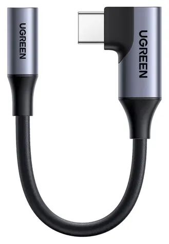 UGREEN 95589 / Adaptér / USB-C - Jack 3,5mm / 24bit/96kHz / 10 cm