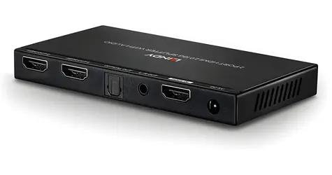 Lindy / HDMI splitter 1:2 / HDMI 2.0 18G / 4K 60Hz / audio výstup / černá