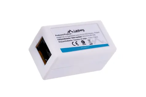 Lanberg RJ45-RJ45 bílá / Spojka síťového kabelu / Cat5e / UTP nestíněná