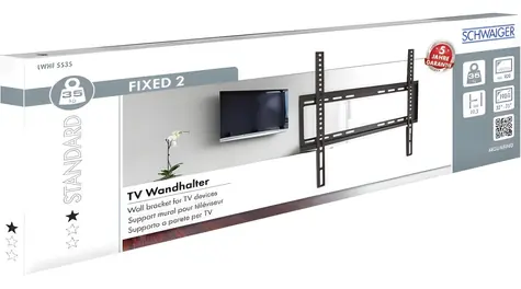 Schwaiger LWHF5535 černá / Nástěnný držák pro TV / 32