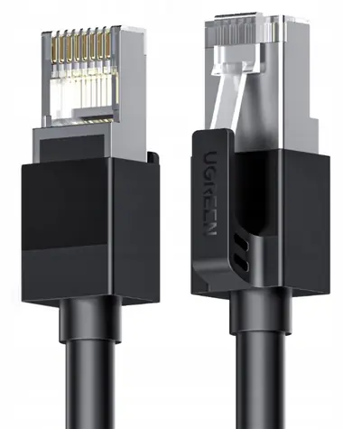 Ugreen Síťový kabel RJ45 (M) - RJ45 (M) 1 m černá / Síťový kabel / Cat.6 F/UTP