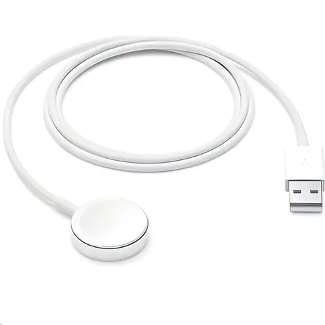 Apple magnetický nabíjecí kabel pro Apple Watch (1 m) bílá / Nabíjecí kabel / USB-A (M)